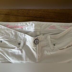 Lily Pulitzer White Skinny Jean Size 0